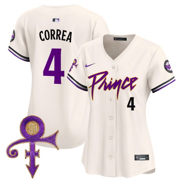 Women's Minnesota Twins Prince Patch Vapor Premier Limited Jersey V4 - All Stitched - Image 19