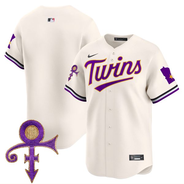 Men's Minnesota Twins Prince Patch Vapor Premier Limited Jersey V3 - All Stitched - Image 8