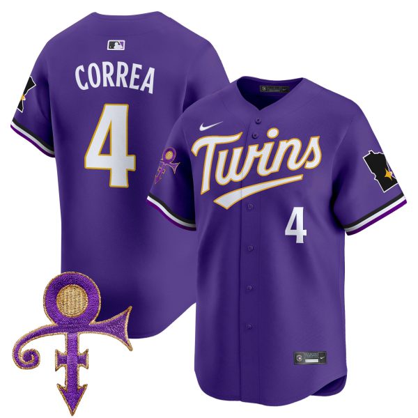 Men's Minnesota Twins Prince Patch Vapor Premier Limited Jersey V3 - All Stitched - Image 11