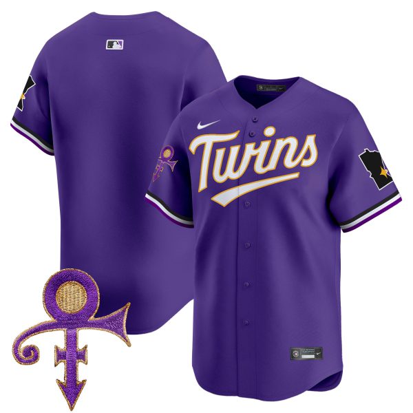 Men's Minnesota Twins Prince Patch Vapor Premier Limited Jersey V3 - All Stitched - Image 16