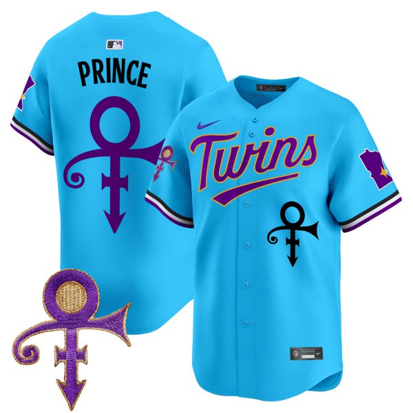 Men's Minnesota Twins Prince Patch Vapor Premier Limited Jersey V3 - All Stitched - Image 33