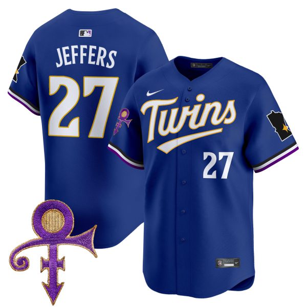 Men's Minnesota Twins Prince Patch Vapor Premier Limited Jersey V3 - All Stitched - Image 44