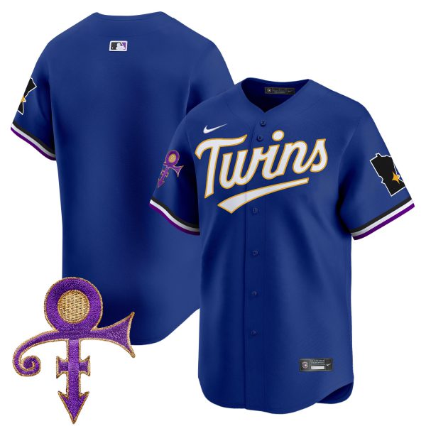 Men's Minnesota Twins Prince Patch Vapor Premier Limited Jersey V3 - All Stitched - Image 48