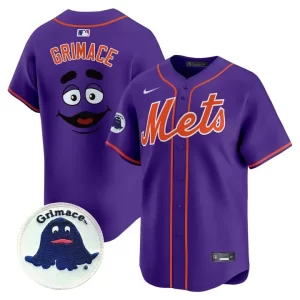 Mets Grimace Purple Limited Jersey - All Stitched