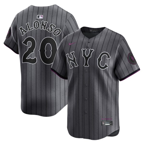 Men's 2024 City Connect Vapor Premier Limited Jersey - Graphite - All Stitched - Image 2