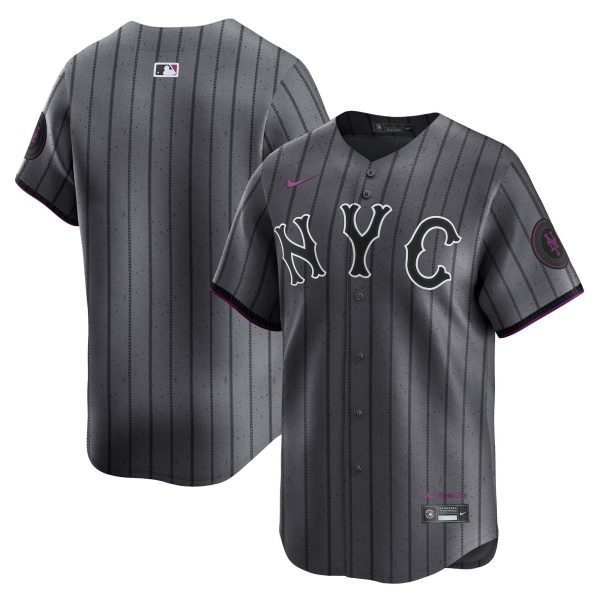 Men's 2024 City Connect Vapor Premier Limited Jersey - Graphite - All Stitched - Image 3