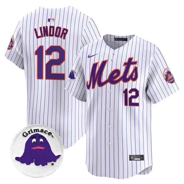 Men's Mets Grimace Vapor Premier Limited Jersey - All Stitched - Image 9