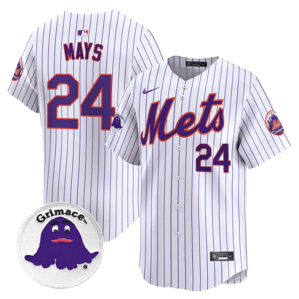 Men's Mets Grimace Vapor Premier Limited Jersey - All Stitched - Image 10