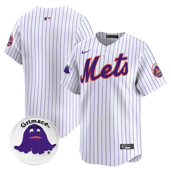 Men's Mets Grimace Vapor Premier Limited Jersey - All Stitched - Image 14