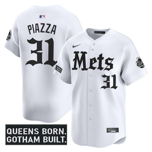 Men's New York Mets 'Gotham Gothic Edition' Vapor Premier Limited Jersey - All Stitched - Image 14