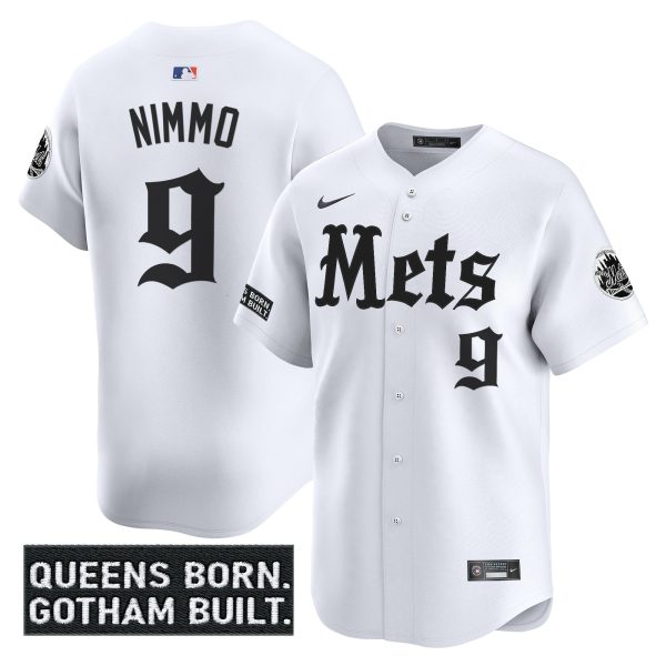 Men's New York Mets 'Gotham Gothic Edition' Vapor Premier Limited Jersey - All Stitched - Image 15