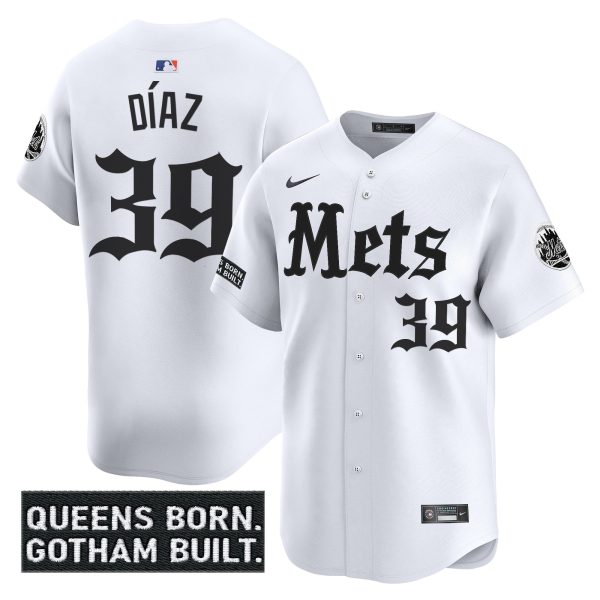 Men's New York Mets 'Gotham Gothic Edition' Vapor Premier Limited Jersey - All Stitched - Image 16