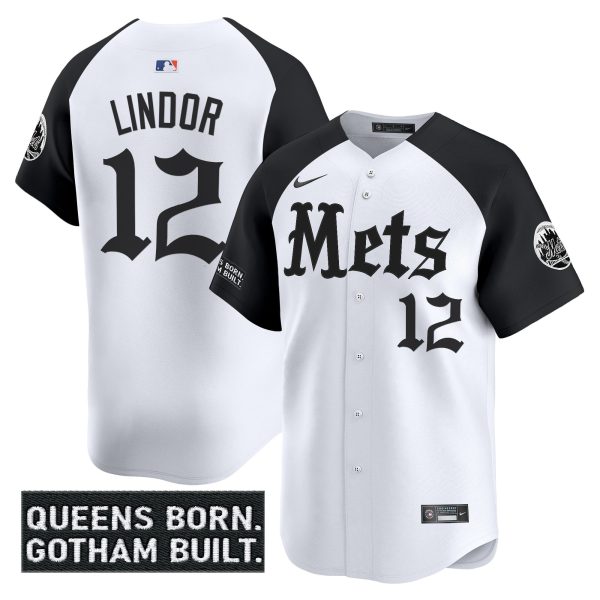 Men's New York Mets 'Gotham Gothic Edition' Vapor Premier Limited Jersey - All Stitched - Image 20