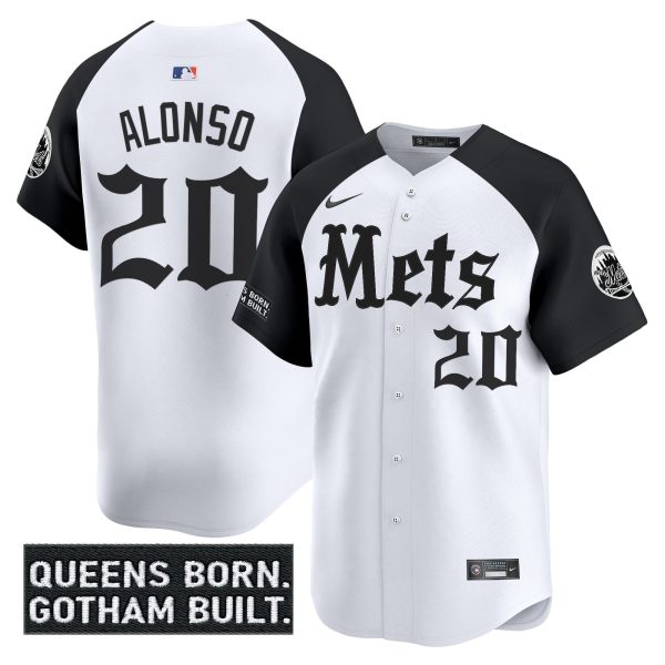 Men's New York Mets 'Gotham Gothic Edition' Vapor Premier Limited Jersey - All Stitched - Image 21