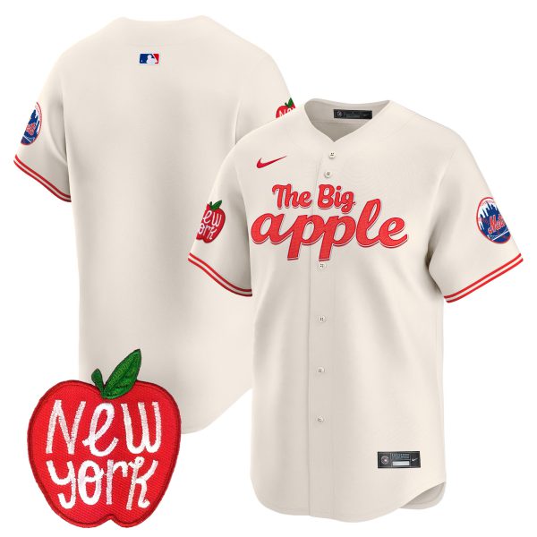 Men's Mets The Big Apple Vapor Premier Limited Jersey - All Stitched - Image 7