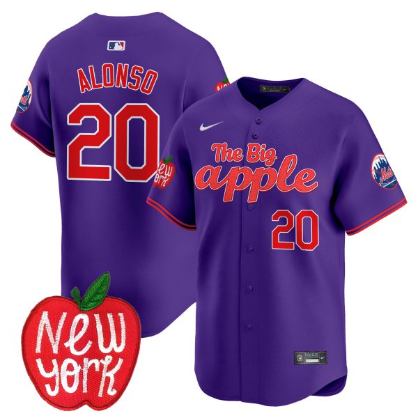 Men's Mets The Big Apple Vapor Premier Limited Jersey - All Stitched - Image 33