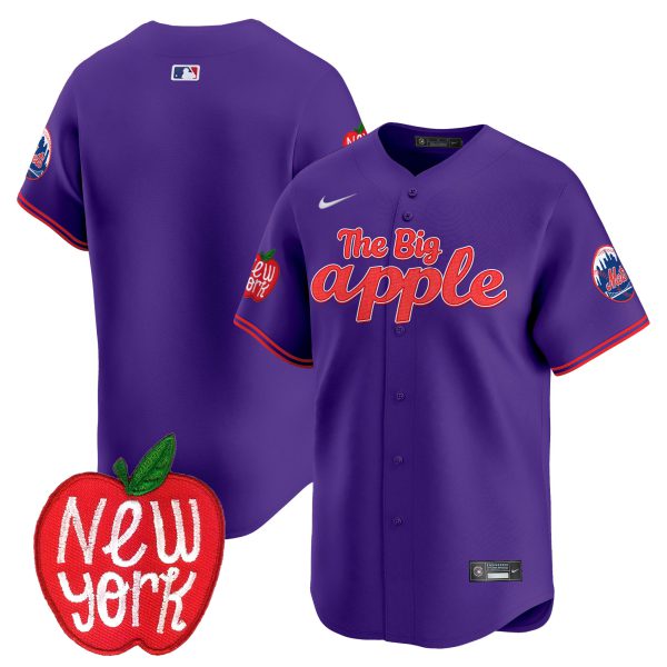 Men's Mets The Big Apple Vapor Premier Limited Jersey - All Stitched - Image 35