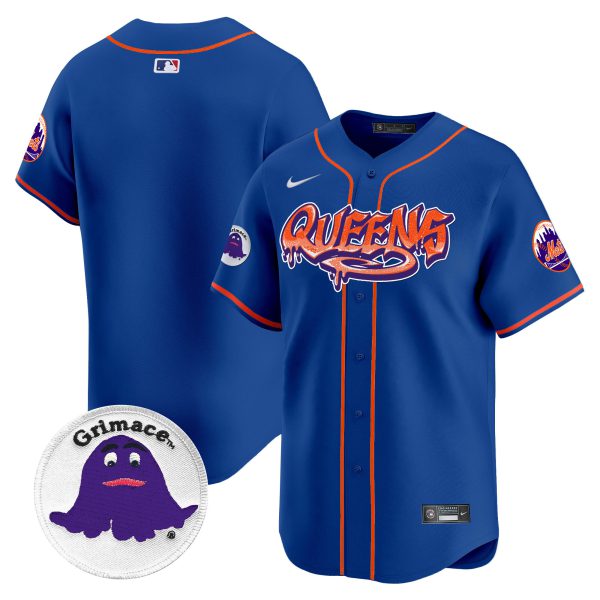 Men's Mets Queens Graffiti Vapor Premier Limited Jersey - All Stitched - Image 35