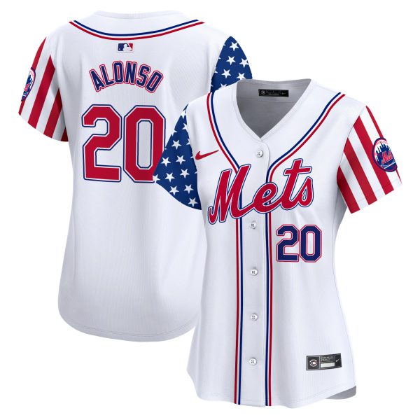 Women's Mets 2024 Independence Day Vapor Premier Limited Jersey - All Stitched - Image 4