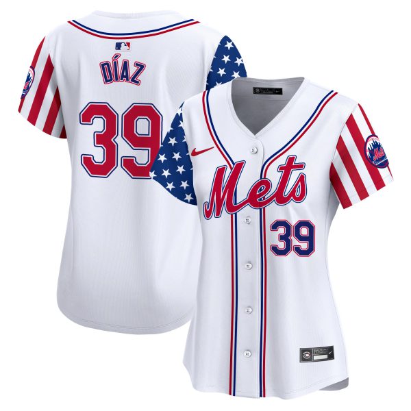 Women's Mets 2024 Independence Day Vapor Premier Limited Jersey - All Stitched - Image 6