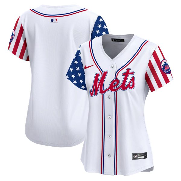 Women's Mets 2024 Independence Day Vapor Premier Limited Jersey - All Stitched - Image 7
