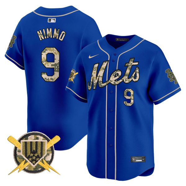 Men's Mets Armed Forces Day Vapor Premier Limited Jersey - All Stitched - Image 33