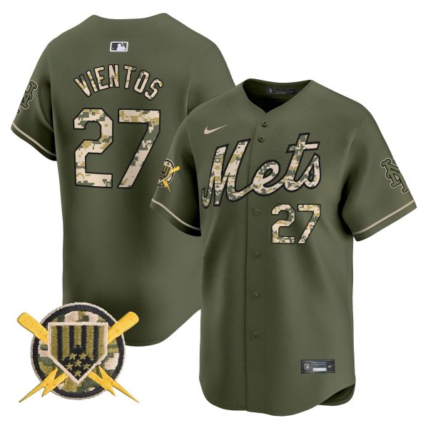 Men's Mets Armed Forces Day Vapor Premier Limited Jersey - All Stitched - Image 8