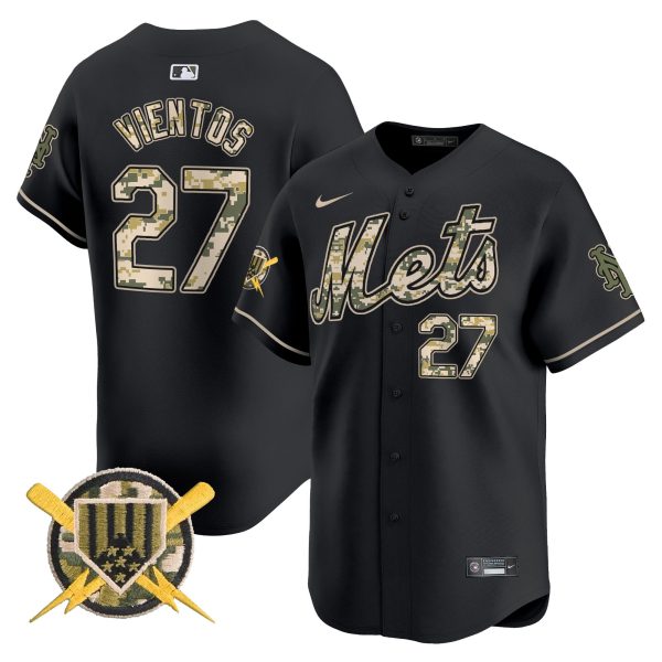 Men's Mets Armed Forces Day Vapor Premier Limited Jersey - All Stitched - Image 17