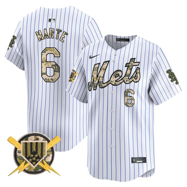 Men's Mets Armed Forces Day Vapor Premier Limited Jersey - All Stitched - Image 22