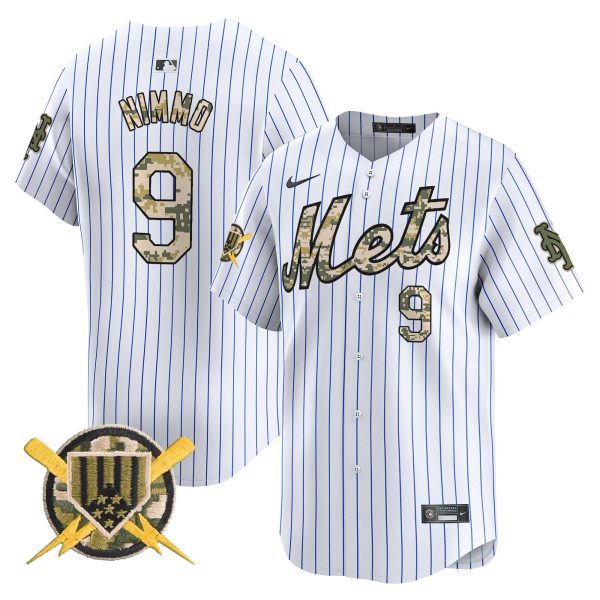 Men's Mets Armed Forces Day Vapor Premier Limited Jersey - All Stitched - Image 24