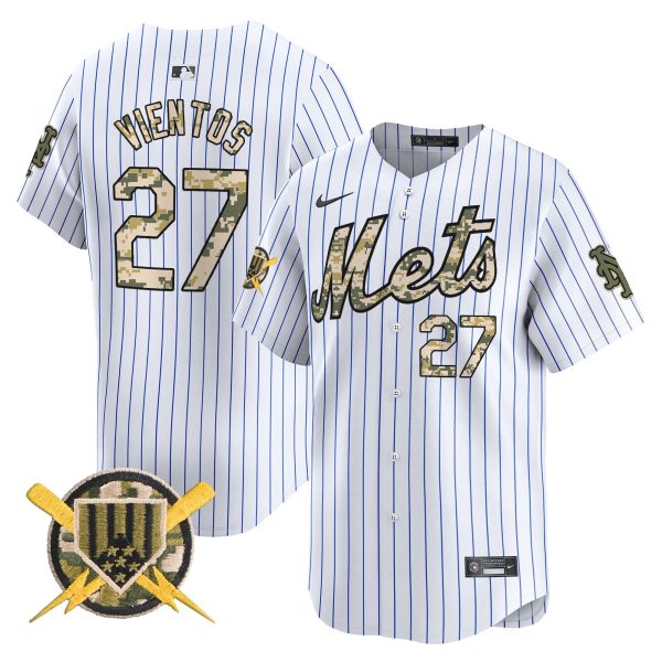 Men's Mets Armed Forces Day Vapor Premier Limited Jersey - All Stitched - Image 26