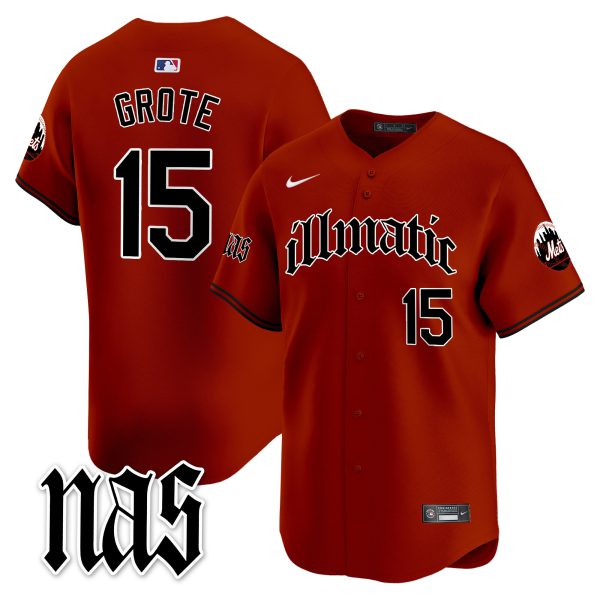 Men's Mets Nas Illmatic Vapor Premier Limited Jersey - All Stitched - Image 11