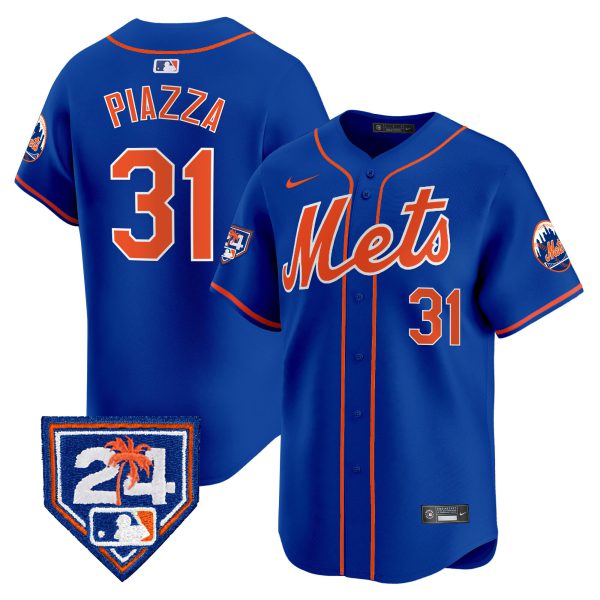 Men's New York Mets 2024 Spring Training Vapor Premier Limited Jersey V2 - All Stitched - Image 32