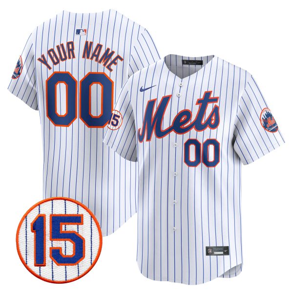 New York Mets Jerry Grote Patch Vapor Premier Limited Custom Jersey - All Stitched - Image 3