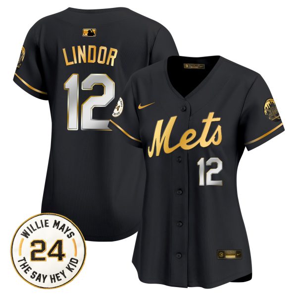 Women's Mets Willie Mays Patch Vapor Premier Limited Jersey - All Stitched - Image 9