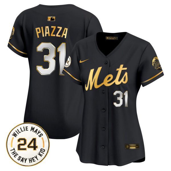 Women's Mets Willie Mays Patch Vapor Premier Limited Jersey - All Stitched - Image 13