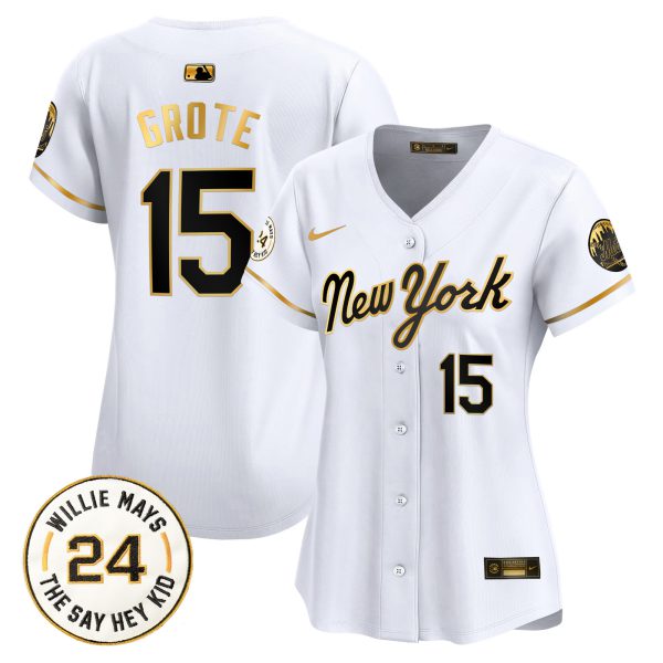Women's Mets Willie Mays Patch Vapor Premier Limited Jersey - All Stitched - Image 39