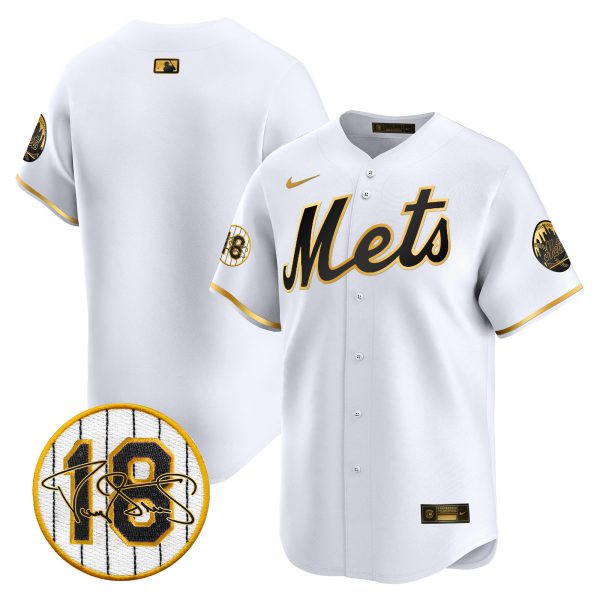 Men's Mets Darryl Strawberry Patch Vapor Premier Limited Jersey - All Stitched - Image 7