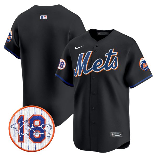 Men's Mets Darryl Strawberry Patch Vapor Premier Limited Jersey - All Stitched - Image 28