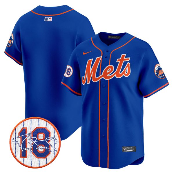 Men's Mets Darryl Strawberry Patch Vapor Premier Limited Jersey - All Stitched - Image 35
