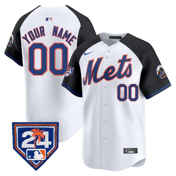New York Mets 2024 Spring Training Vapor Premier Limited Custom Jersey V2 - All Stitched - Image 6