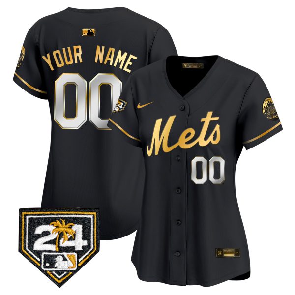 New York Mets 2024 Spring Training Vapor Premier Limited Custom Jersey V2 - All Stitched - Image 7