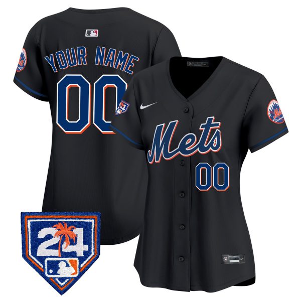 New York Mets 2024 Spring Training Vapor Premier Limited Custom Jersey V2 - All Stitched - Image 10
