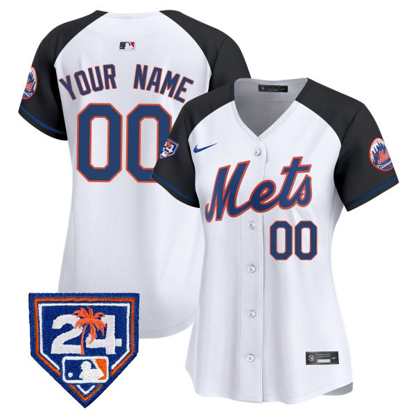 New York Mets 2024 Spring Training Vapor Premier Limited Custom Jersey V2 - All Stitched - Image 12