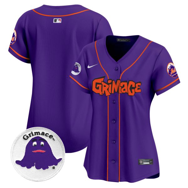 Women's Mets Grimace Vapor Premier Limited Jersey V2 - All Stitched - Image 7