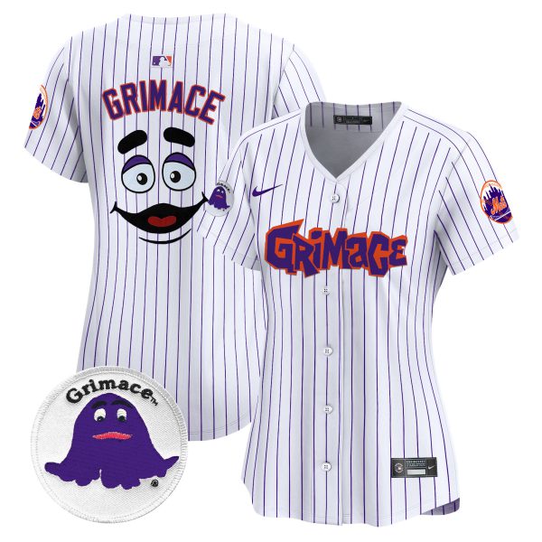 Women's Mets Grimace Vapor Premier Limited Jersey V2 - All Stitched - Image 8