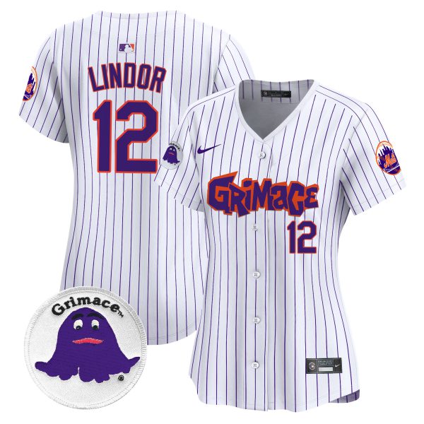 Women's Mets Grimace Vapor Premier Limited Jersey V2 - All Stitched - Image 9