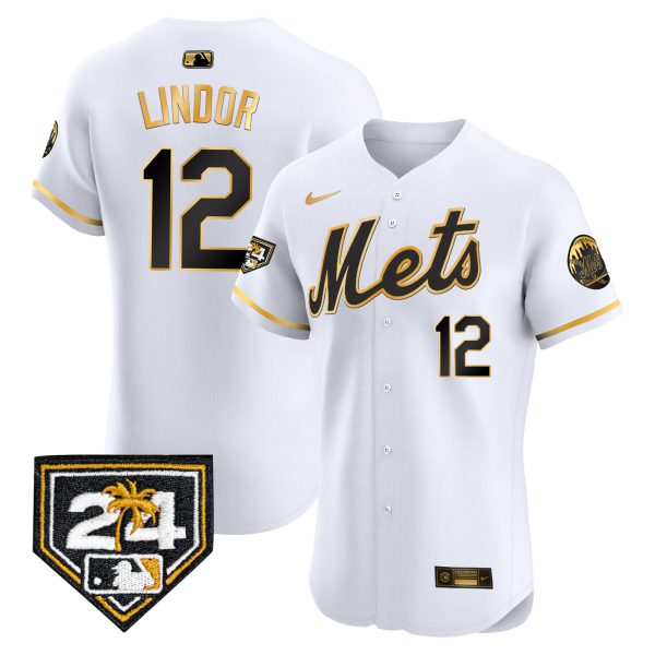 Men's New York Mets 2024 Spring Training Vapor Premier Elite Jersey V2 - All Stitched - Image 7