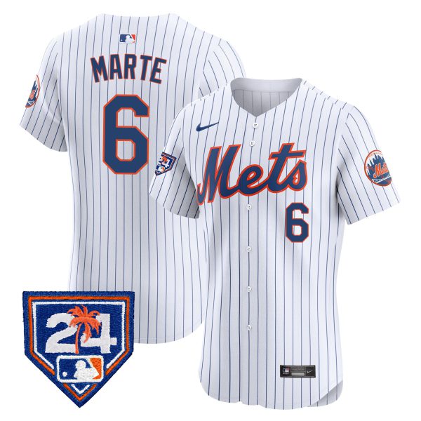 Men's New York Mets 2024 Spring Training Vapor Premier Elite Jersey V2 - All Stitched - Image 15
