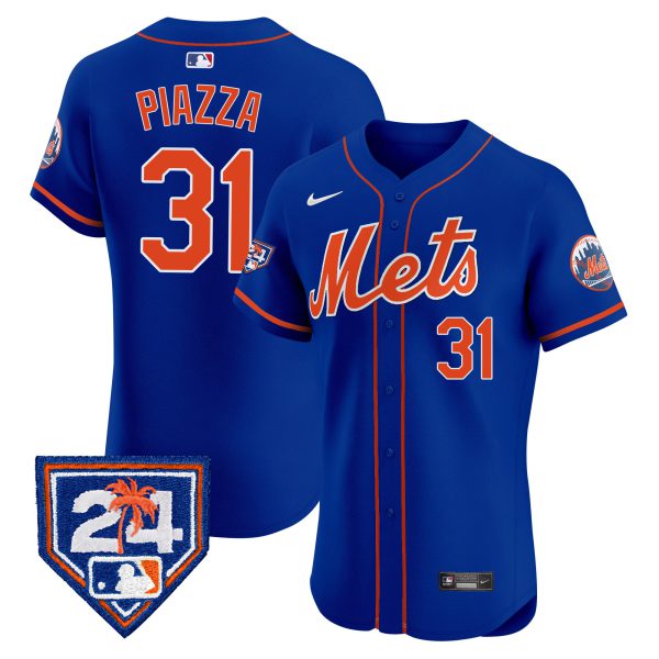 Men's New York Mets 2024 Spring Training Vapor Premier Elite Jersey V2 - All Stitched - Image 28